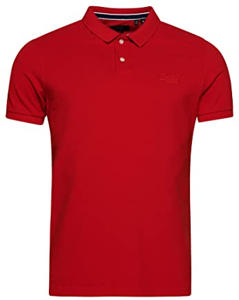 Superdry Herren Polo LISO Kapuzenpullover