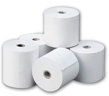 Approx Pack de 10 Rollos de Papel Termico 80X80 MM SIN BISFENOL-A 65 GRM C/50