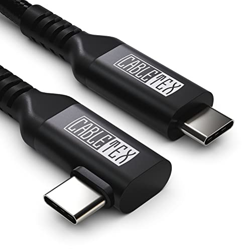 CABLETEX 5m Link Kabel kompatibel mit Meta Quest 3, Oculus Quest 2, PICO 4, PSVR2, USB 3.2, USB C - Virtual Reality Kabel Gaming Deluxe Aluminium Version
