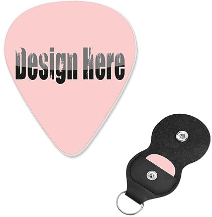 Personalisiertes Gitarrenplektrum für Akustikgitarre, Violine, Ukulele, Bass (6 Packungen)