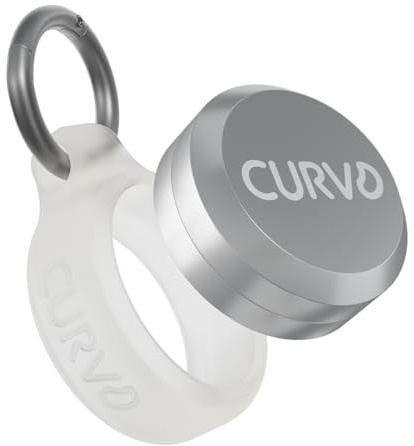 CURVD Premium-Tragetasche – robuster Reise-Schlüsselanhänger-Behälter, kleiner, wasserdichter Halter für Ohrstöpsel, Pillen, Münzen, kompatibel mit Loop, Eargasm & Vibes oder kompakter Mini-Geldbörse