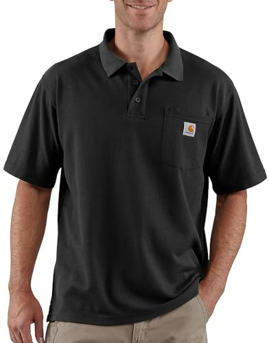 Carhartt Men's Loose Polo, Black, XX-Large