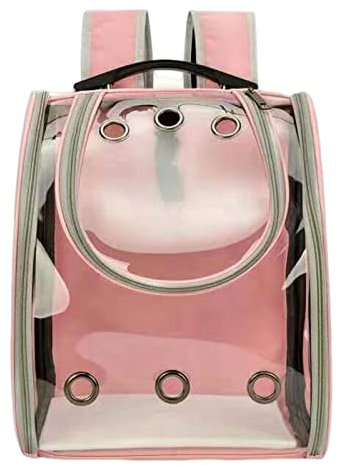 Hundetransportrucksack mit Belüftungslöchern, von Fluggesellschaften zugelassener Luftpolsterrucksack, tragbare Reisetasche für Haustiere, belüftetes Design für Hunde und