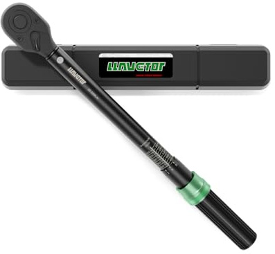 LLAVETOR 1/2 Drehmomentschlüssel, 20-220Nm Drehmoment-Schlüssel, 72 Zähne Umschaltknarre, ± 3% Fehlergenauigkeit, Reparatur von Autos, LKWs und Motorrädern