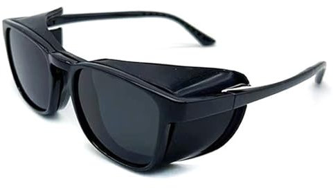 FGAQLUK Adult Anti-pollen Allergy Glasses, Extended Silicone Full-surround Frame - Removable Goggles, Anti-blue Light, Anti-fog, Anti-UV Glasses (Color : Night vision)