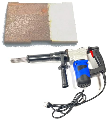 Lakenbroade Scrostatore ad Aghi Portatile, Antiruggine con Ago Elettrico, Scrostatore ad Aghi con Impugnatura a Pistola di Grado Industriale ad Alta Potenza da 1100 W,220V