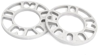 TUCKBOLD 2 Pcs Aluminum Alloy 8mm Thickness Wheel Spacer Gasket for Car Auto Automotive Parts