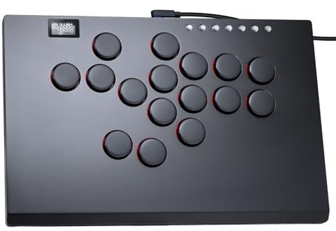 Sehawei Arcade Fight stick für PS4/Switch/PC/PS3/Steam | 16 Keys，Haute 42 Aluminum Alloy Game Keyboard,Street Fight keypad ,with Turbo Functions & Custom RGB