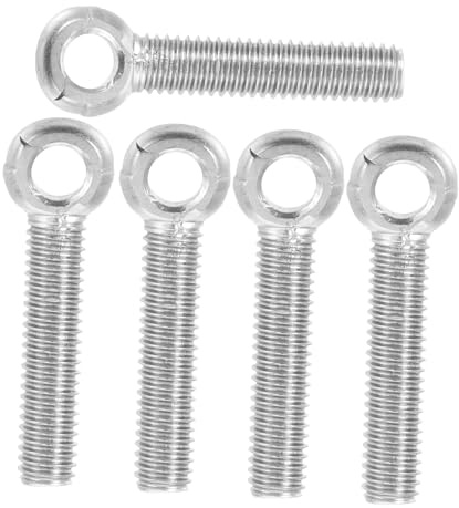 TOPBATHY 5 Pernos de Ojo de Acero Inoxidable, Perno de Elevación Ajustable para Uso Marino y Automotriz