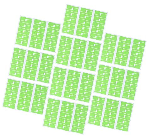 DOITOOL 10 Piezas Etiquetas Adhesivas Para Cables De Etiquetas Duraderas Para Cables De Marcadores De Identificación De Uso