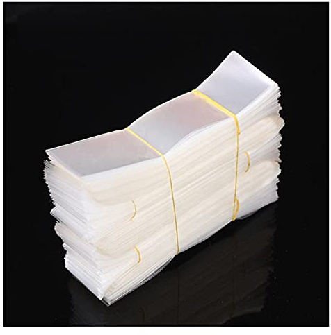 LYVQZPWLRSac en plastique transparent， Lot de 200 petits sachets en plastique transparents, longs et plats, à ouverture sur le dessus, for bonbons, biscuits, emballage cadeau alimentaire en polypropyl