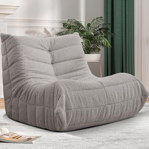 Cansunna Bean Bag Chairs for Adults,Large Togo Chair,Comfy Bean Bag Couch