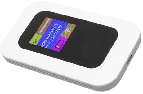 RASTKY Dispositivo Hotspot WiFi 4G Portatile con velocità 300 Mbps - Router Wireless Compatto per Viaggi e Campeggio - Connettività Multi-dispositivo con Batteria a Lunga Durata
