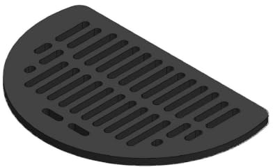 Grille de cheminée/grille à cendres rectangulaire 309 x 204 x 10 mm compatible avec les poêles Supra avec aperçu du modèle – Grille de cheminée en acier massif – Grille de feu ignifuge et résistante à