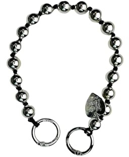 Handykette Kurz 28cm,Perlen Handyband Handyanhänger Charm,Handschlaufe | Handy schmuck Kurze Handgelenkschlaufe Universal Lanyard für Smartphone Schlüssel Tasche Zubehör,Silber