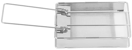 KIMISS Grille-Pain Pliant – Grille-Pain de Camping Portable en Acier Inoxydable pour le, les Saucisses et les Aventures Culinaires en Plein Air