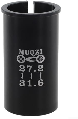Pumixiy 27.2-31.6, Aluminum Alloy Seatpost Clamp Reducer Sleeve for Bicycle Seat Tube 34.9mm to 30.9mm, For CNC Machined & Anodized, Compatible with Mountain and Road Bikes