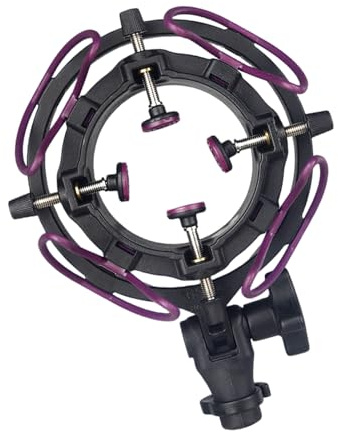 Ldabrye Microphone Shock Mount with Universally Compatibility for 18-57mm 2035 103 U87 / PCK200 Dynamic Mic Easy Setups Universally Shock Mount