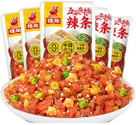 Lunaeturn Bastoncini Latiao Latiao Piccanti E Piccanti 16g*10Pcs – Deliziose Confezioni Di Snack Piccanti Prima Scelta Da Condividere Con Gli Amici Vegetariano Snack Autentico Cinese