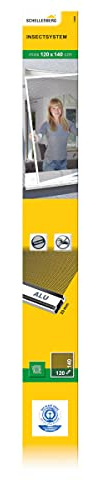 Schellenberg 70988 Insektenschutz-Fenster Basic 120 x 140 cm Fliegengitter für Fenster