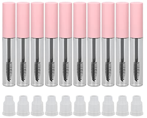 Leere Wiederverwendbare Mascara Tubes 10ml mit Pinsel für Wimpernserum Mascara Öl Tragbarer Container Beauty Essential 10 Stück