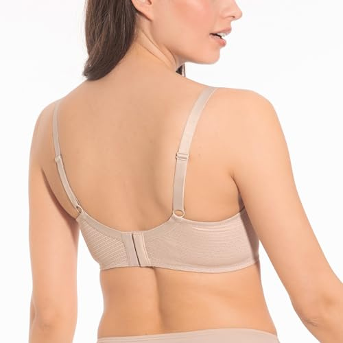 Desconocido Selene - Maribel-C Sujetador con Aros y sin Relleno en Copa C Color: Tierra Talla: Talla única