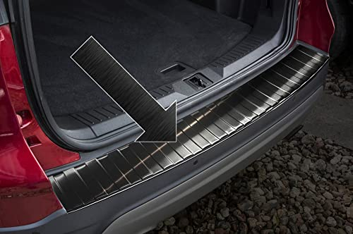 Ladekantenschutz Edelstahl schwarz Graphit kompatibel mit Ford Kuga II SUV 2. Generation Baujahre 03.2013-08.2019 3245167