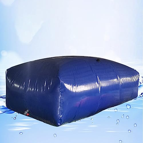 ROGHA Tragbare Wasserblase/Wasserspeicherbehälter, Im Freien verdickter Faltbarer, haltbarer Wassertank, Notwasserspeicher, Garten Regenwassersammler/Camping Wassersack,630L