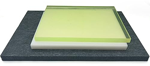 Leder-Stanzmatte und schallabsorbierendes Pad, 3 Stück (mittlere Version)
