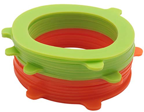 Juntas de goma para tarros de cristal, juntas de silicona juntas para enlatado Reemplazar tapas herméticas Anillos para Tarros de Conservas