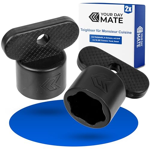 Fiore di pasta per robot da cucina, 2 pz, compatibile con SILVERCREST Monsieur Cuisine Connect, Connect Trend, torcitore di lame per caraffa del frullatore, dispositivo di rotazione delle lame MCCS