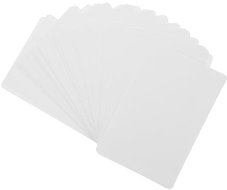 MAGICLULU 50stücke Diy Lesezeichen Leere Karten Diy Hängen Tag Karten Druck Versorgung Multifunktionale Druckzubehör