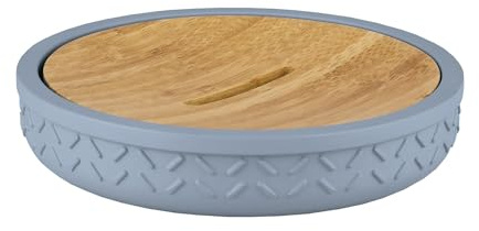 Kleine Wolke Seifenschale Dash, Accessoires, Farbe Iceblue, Material: Polyresin/Bambus