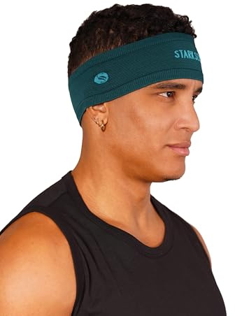 Premium Sportstirnband – Feuchtigkeitsableitendes, Rutschfestes Stirnband für Männer und Frauen. Ideal für Fitnes, Laufen, Radfahren und Yoga
