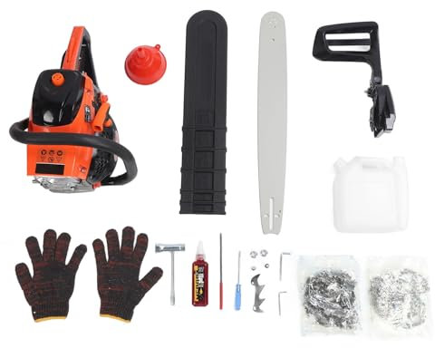 Scie à chaîne portable sans fil de 50,8 cm multifonction haute puissance pour bûcher des arbres de 80 cm pour branches d'arbre, cour, maison et jardin