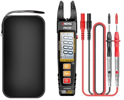 perfeclan Digital-Multimeter-Tester Stromzange PN129 DC Strom Multimeter für Batterie Haushaltssteckdosen Autos Fehlerbehebung