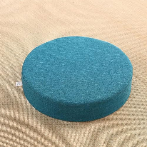 Almohada de suelo hecha a mano para meditación y yoga, cojín tejido a mano para suelo y ventana, tapete de meditación zen de 40 x 6 cm