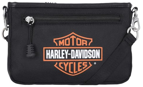 Harley-Davidson Damen Bar & Shield Logo Convertible Crossbody Schwarz
