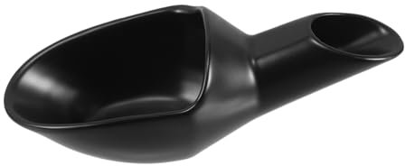 DINHEAROM 20g Cucharón Medidor De Café Cerámico Asa Corta Para Granos y Café Molido Utensilio De Cocina Multifuncional Color Negro