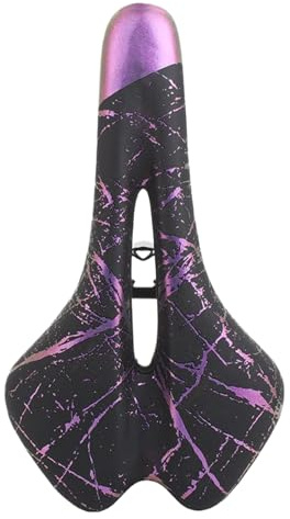 Pcingsia Mountain Bike Saddle | Soft Padded Printed Bike Seat | Wear Resistant, Shock Absorbing, Waterproof Cycling Accessories For Urban Commuting Long Distance Ride