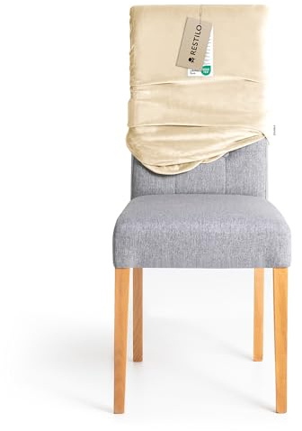 RESTILO Coprisedia Stretch in Misura Universale, Coprisedia Rimovibile e Lavabile per Sedia da Pranzo, Rivestimento Elastico Protettivo per Sedia da Pranzo, per Sedie da Pranzo, Ristoranti, Hotel