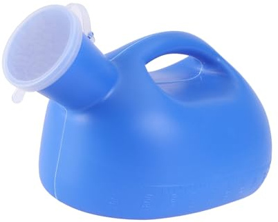 PERSELOSO Urinflasche 2 Liter Für Männer Tragbar Mit Ergonomischem Griff Und Auslaufsicherem Deckel Für Camping Outdoor Und Notfälle