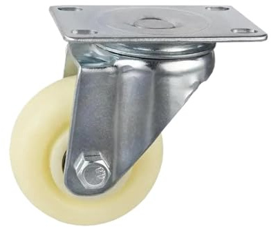 1 rueda universal plana de nailon 5 pulgadas con freno y dirección for carrito(Universal)