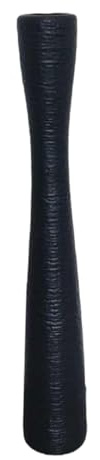 Sharplace Vaso da terra alto, porta piante, decorazione per la casa, portafiori da interno, vaso decorativo in piedi per ingresso hotel, matrimonio, soggiorno, Nero 47.8 Cm