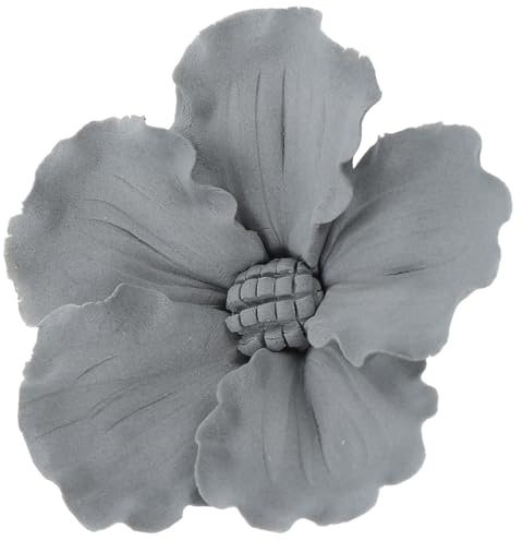 Decorazione da Parete Fiore in Ceramica, Scultura Murale | Appendibile, Lavorazione Artigianale, Camera da Letto e Sala da Pranzo, Pezzo Creativo e Unico