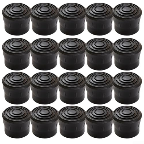 Jotekonoby Zeltstange für Rohre mit 28 mm Durchmesser und 32 mm, Kunststoff-Endabdeckungen für Campingzelte, staubdicht und feuchtigkeitsbeständig, Outdoor-Zubehör (28 mm), 20 Stück