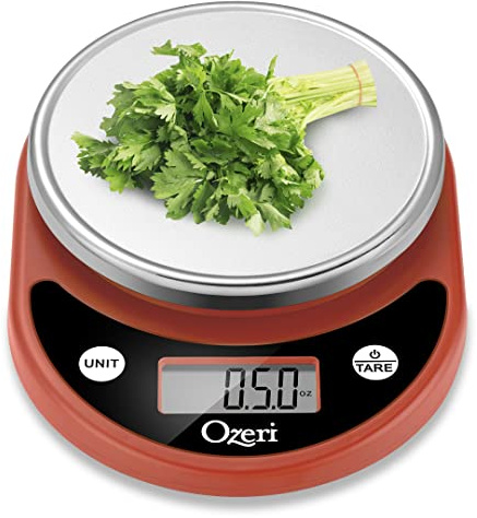Ozeri Pronto Balance numérique multifonction de cuisine et d'aliments Ocre brûlé