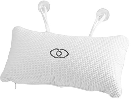 Cuscino per Vasca da Bagno Cuscino per Vasca da Bagno Antiscivolo Cuscino per Bagno Termale Domestico con Ventose Comfort Poggiatesta Supporto per la Schiena Accessori per il Bagno