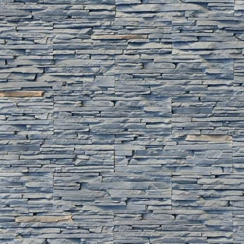 Parement imitation pierre noire plâtre 0.53 m²