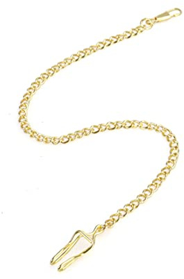 Mikikit 3Pcs Herren Accessoire Metall Vintage Legierung Schlüsselanhänger - Golden Für Albert Pocket Kette Geschenk Klassische Vergoldete Damenuhr Weste